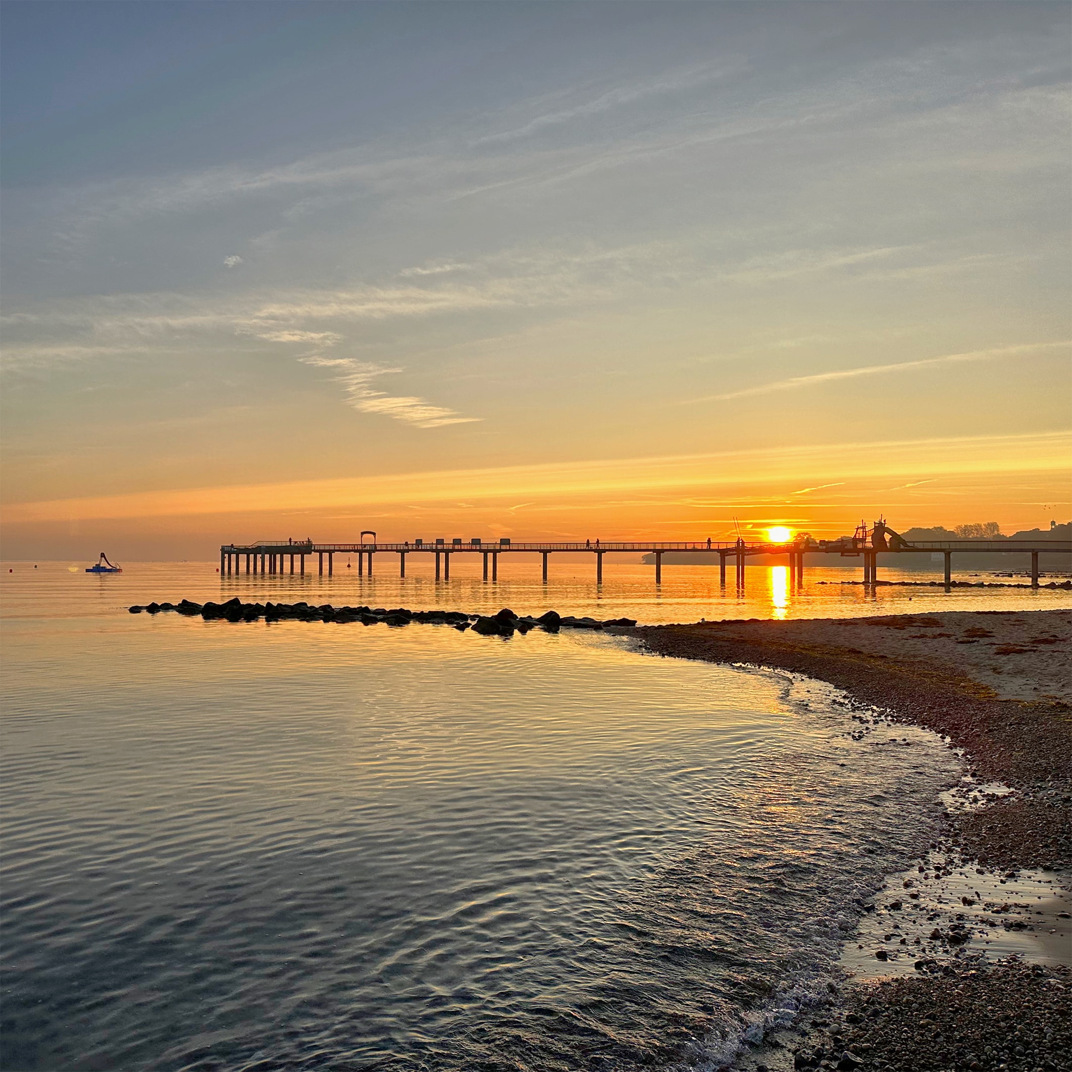 Strandmorgen in Niendorf/Ostsee